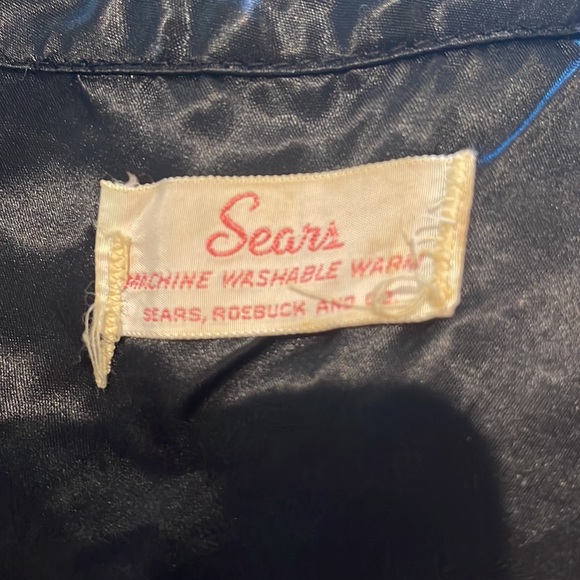 VINTAGE SEARS ROCKABILLY LEOPARD FAUX FUR ROBE! - Picture 5 of 6